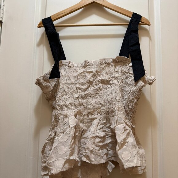 Club Monaco Peplum Top - Picture 1 of 4